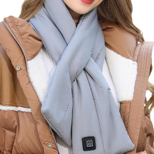 Neck Heating Pad-Three Temp Setings-Usb Powered by Power Bank,Heated Scarf for Women/Men(Without Power Bank)