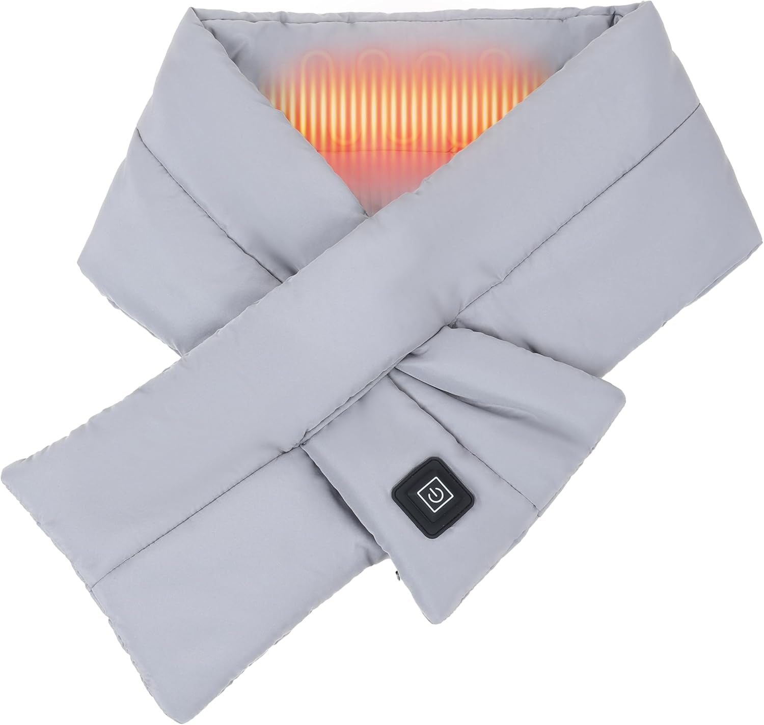 Neck Heating Pad-Three Temp Setings-Usb Powered by Power Bank,Heated Scarf for Women/Men(Without Power Bank)